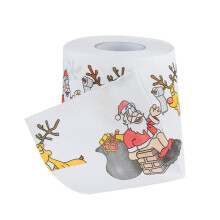 Hochwertiges und sicheres Weihnachtstoilettenpapier, das weich und saugfähig ist und für eine fröhliche und besinnliche Weihnachtszeit entwickelt