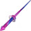 3D Gravity Telescopic Foldable Sword Plastic Simulation Samurai Spiral Stress Relief Toy Pressure Retractable Gradient colour. 5