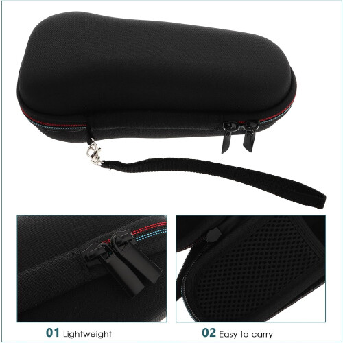PressureResistant Black Protective Case For Electric Shavers Travel Storage AntiSlip Interior Compact Secure 1