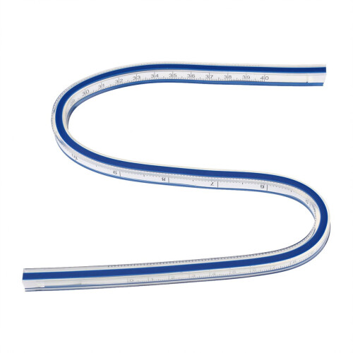 Χάρακας Curve Flex Εύκαμπτο Εργαλείο Μέτρησης Εξαιρετικά Ευέλικτο με Σχεδιασμό με