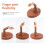 Articulated Plastic Practice Hand For Nail Extension-White 6