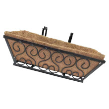 Outdoor Hanging Flower Basket Handmade Flower Pot-12 inches