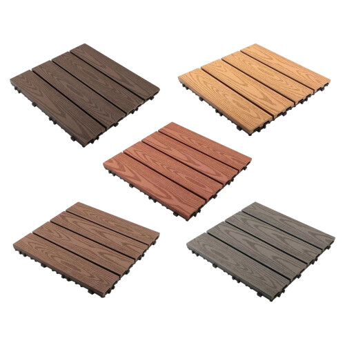 Heavy Load Composite Decking Boards-Light wood grain cof 1