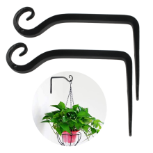Supporto multiuso per appendere, gancio da giardino per interni ed esterni, in metallo massiccio di lunga durata, facile installazione con viti di