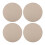 4PCS Decorative Landscape Stepping Stones 3D-  Dark Grey 1