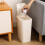 Trash Can Push Modern Trash Bin With  Lid For Multiple Settings 3