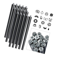 Nail Art Stamper Pen Set, Flower Nail Stamper-15 pieces