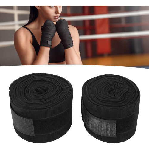 Boxing Hand Shots with Wrist Ankle Support Quick Drying 5m Black 2