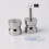 2 Pairs Solid Stainless Steel Shower Door Knob for Kitchen Office 3