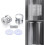 2 Pairs Solid Stainless Steel Shower Door Knob for Kitchen Office 4
