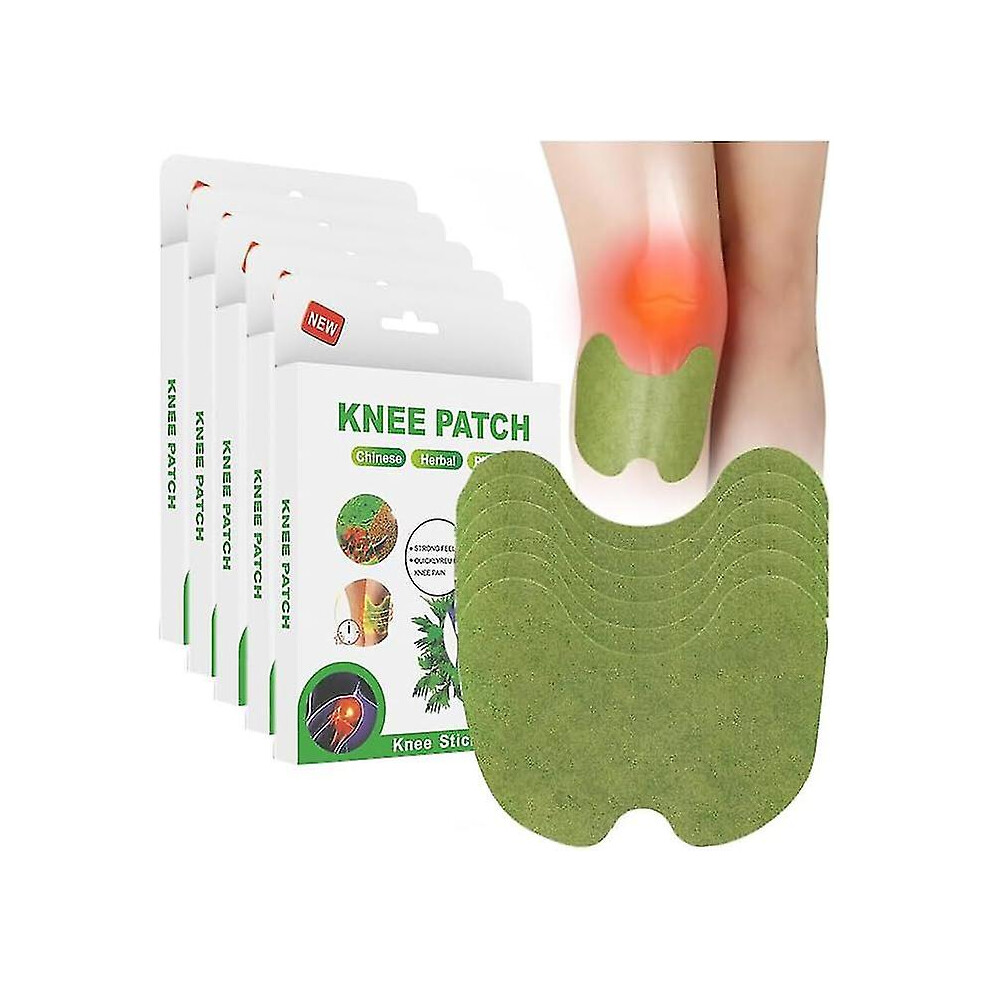 60pcs Knee Pain Relief Patch, Heating Patch, Self-heating Moxibustion Patch, Wormwood Pain Relief Patch For Shoulder Neck Joints Pain