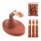 Portable Nail Practice Finger Set With Adjustable-brown 1