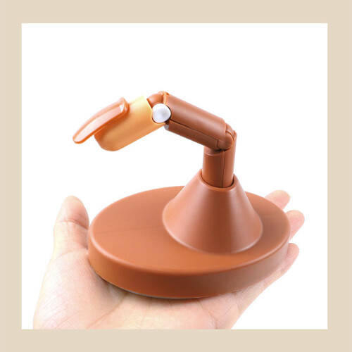 Portable Nail Practice Finger Set With Adjustable-brown 2