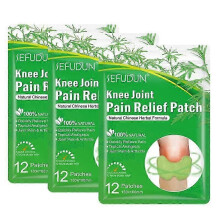 36pcs Knee Pain Relief Patches, Knee Heat Patches, Warming Herbal Plaster Pain Patches, Wormwood Heat Patches Relief Of Back Neck Pain