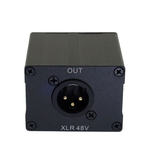 Studiotauglicher XLR-auf-3,5-mm-Elektretmikrofon-Konverter,