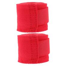 2 Rolls of Boxing Bandages Breathing Hand Wraps for Boxing Kickboxing and Thai Elastic Wrist Protection Bandages Red Machine Washable