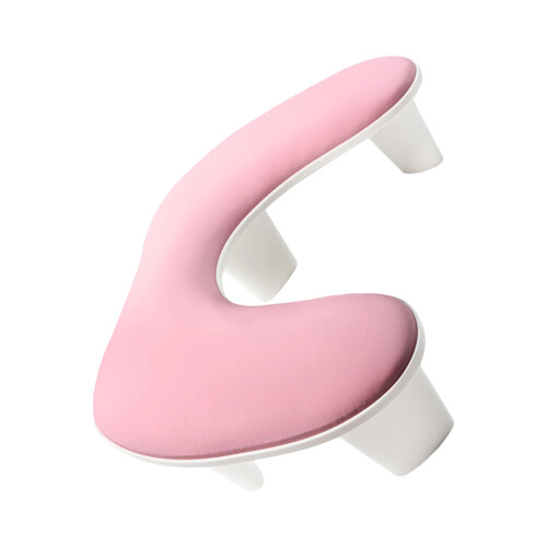 Hygienic Detachable Armrest Pillow Tilted Structure For-Pink