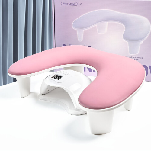 Hygienic Detachable Armrest Pillow Tilted Structure For-Pink 2