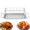 Grill Master's Delight: Κάθετη βάση για ομοιόμορφο ψήσιμο, κυκλοφορία αέρα που ενισχύει τις 7