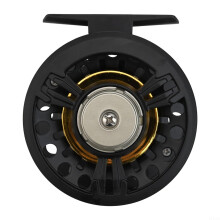 A clever choice for anglers. The efficiently designed fly fishing reel made of aluminum alloy supports both hand applications.