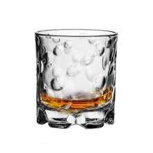 Copo de uísque giratório de luxo, em cristal com base pesada e sem chumbo, ideal para bourbon, scotch e outras bebidas destiladas.