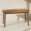 Homcom HOMCOM 150 cm Rectangular Dining Table with Solid Wood Frame, Light Brown 3