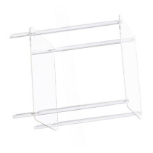 Kompaktes 2-lagiges Acryl-Displayregal für Miniaturkosmetik