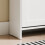 SoBuy Ντουλάπι Παπουτσιών Λευκό 80x19x107cm 2 Πόρτες 1 Συρτάρι 12