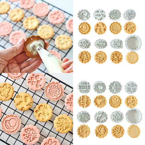8 teile/satz Cartoon Blume Cookie Formen Gebäck Machen-klein 1