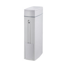 Garbage Can with Lid 4.5L Slim Trash Can With Brush For Dorm Home College Bedroom Nursery RV Modern Waste Bin