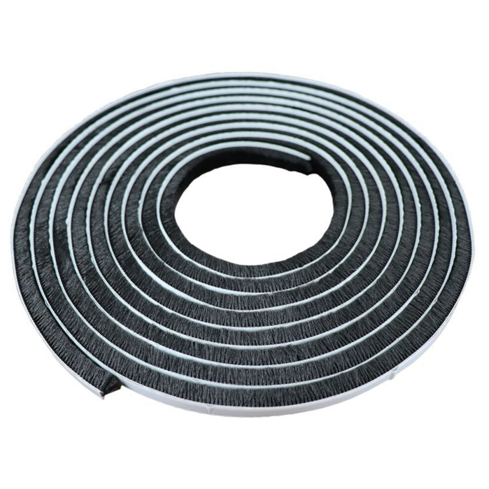 Dustproof Soundproof Energy Saving Sealing, Versatile Length For Winter (Noir, 9Mm*15Mm*5M) 9198585918221
