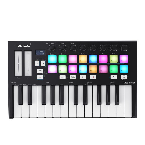 Tragbarer 25-Tasten-USB-MIDI-Keyboard-Controller 1