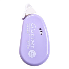 Doublesided adhesive tape roll, Scrapbook, dispenser for adhesive, doublesided, for girls, women, age purple