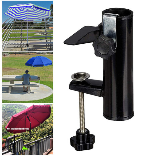 Balcony Paradise Companion, Κλιπ ομπρέλας βεράντας για άμεση σκιά εξωτερικού χώρου, Μεταλλική 1
