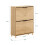 SoBuy Ντουλάπι Παπουτσιών FSR200-II-N Λευκό 60x24x83cm 4
