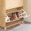 SoBuy Ντουλάπι Παπουτσιών FSR200-II-N Λευκό 60x24x83cm 11