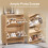 SoBuy Ντουλάπι Παπουτσιών FSR200-II-N Λευκό 60x24x83cm 5