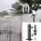 Pinces de remplacement de support de parapluie de Patio 6