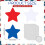 Décorations d'étoiles en papier à Double impression, découpes 3