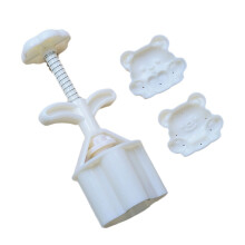MidAutumn Festival Moon Cake Maker Bakings Tool Heart Bear Moon