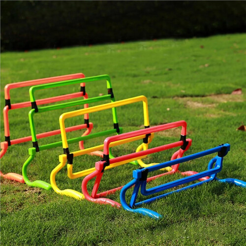 Agility Hurdles, Football Training, Adjustable Jumping Bar, 5Pcs 1
