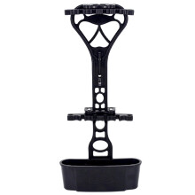 sturdy lightweight ABS arrow quiver with holder slot, black archery accessories