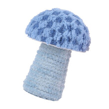 Harvest Furry Mushroom Plush, Perfect for Tabletop-Blue