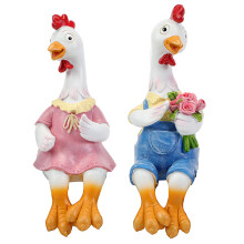 Animal DUCKs Figurines Funny Figures for Garden, Balconies,-1