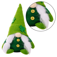 Patrick Day Gnome Handmade Gnome Doll Desk-Womens model
