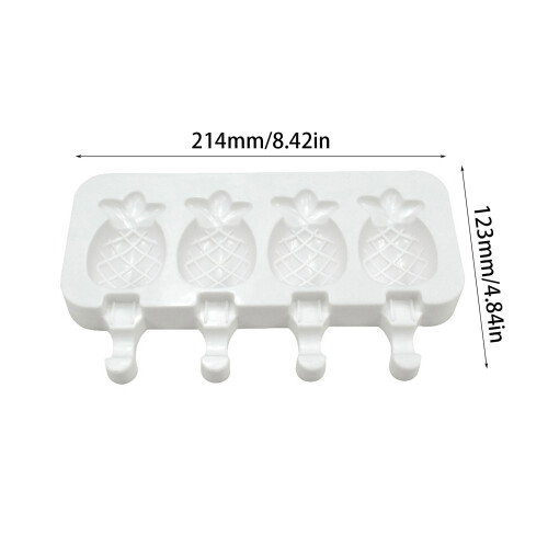 Ice Silicones Molds Practical Ice Cream Popsicles Molds Fruit 2