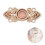 Delicate Flower Shape Diamond Sewing-white diamond on sil 6