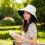 Sommer-Sonnenhut aus Polyester, Angel- und 13