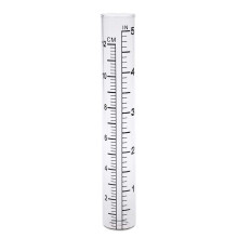 5.5' Total Length Transparent Rain Gauge Rain Gauge Measure Sprinkler for Yard Garden Outdoor Home Rain Gauge Accessories
