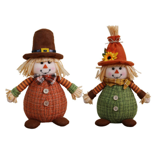 Herfst Jackstraw Doll Thanksgiving Day Home Bureau-Damesmodel 1